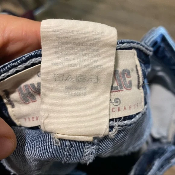 Hydraulic Gramercy Crop Low Rise Jeans-Dark Wash/Sz 4 Women's Blue Jeans - Picture 7 of 10